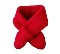 Genérico Pañuelos Rojo Negro Bufandas Tejidas Chal Niños Calentadores de Cuello Para Bebé Niños Niñas 04Y Senderismo Invierno, rojo, Talla única