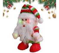 Genérico Papá Noel Eléctrico - Juguete de Navidad en Movimiento para Decoración - de Santa Claus Musical Que Camina con Luz,para Navidad Cumpleaños Fiestas Hogar Invierno Niños Chicos Infantiles