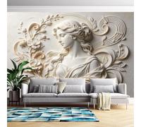 Genérico Papel Pintado Autoadhesivo Con Efecto 3D, Diseño De Hermosa Dama, Con Relieve Falso, Elegante Y Removible, Ideal Para Sala De Estar, Dormitorio O Decoración De Paredes Personalizadas. Di