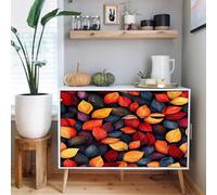 Genérico papel pintado autoadhesivo muebles 44 X100Lcm Hojas Coloridas Y Hermosas papel pintado autoadhesivo infantil Decora tu habitación o salón con esta opción autoadhesiva Z261894