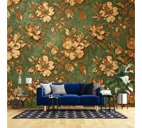 Genérico Papel Pintado Con Relieve Floral, Mural De Pared De Lujo Vintage No Tejido, Póster Fotográfico, Decoración Del Hogar, Arte De Pared Elegante De Estilo Barroco Para Sala De Estar U Ofici