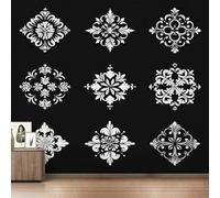 Genérico Papel Pintado Damasco, Papel Pintado Pared Floral Vintage de Decorativos del Hogar, para Salon Dormitorio Decoracion Pared, 300x210cm D&O124