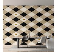 Genérico Papel Pintado Diamante, Papel Pintado Pared Geometríco Moderno de Decorativos del Hogar, para Salon Dormitorio Decoracion Pared, 200x140cm D&O101