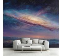 Genérico Papel Pintado Galaxia, Papel Pintado pared Dormitorio Espacio Exterior Universo, Decoracion pared Salon, Fotomurales Tejido no Tejido, 500 x 350 cm K-MZ&21