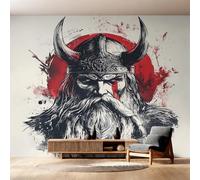 Genérico Papel Pintado Guerrero Vikingo, Papel Pintado Pared Mitología Nórdica de Decorativos del Hogar, para Salon Dormitorio Decoracion Pared, 150x105cm D&O160
