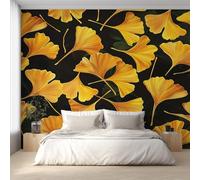 Genérico Papel Pintado Hojas de Ginkgo, Papel Pintado Pared Hoja Dorada de Decorativos del Hogar, para Salon Dormitorio Decoracion Pared, 200x140cm D&O197