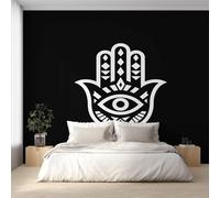 Genérico Papel Pintado Mano de Hamsa, Papel Pintado pared Dormitorio Mano de Fátima Mística, Decoracion pared Salon, Fotomurales Tejido no Tejido, 500 x 350 cm K-MZ&7