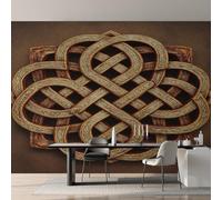 Genérico Papel Pintado Nudo Celta, Papel Pintado pared Dormitorio Mitología Nórdica, Decoracion pared Salon, Fotomurales Tejido no Tejido, 150 x 105 cm K-MZ&14