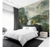 Genérico Papel Pintado Paisaje Chino, Papel Pintado Pared País de Las Maravillas de Decorativos del Hogar, para Salon Dormitorio Decoracion Pared, 352x250cm D&O107