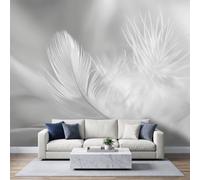 Genérico - Papel pintado panorámico para pared (350 x 245 cm, efecto no tejido, gran tapiz, papel pintado de pared, 350 x 245 cm), diseño de pluma