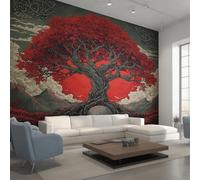 Genérico Papel Pintado Pared Árbol Celta de La Vida Papel Pintado Pared Dormitorio Vikingo Mitología Nórdica, Salon Tejido No Tejido Decoración del Hogar 150x105 W29