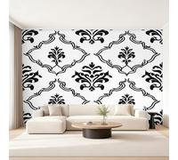 Genérico Papel Pintado Pared Barroco Papel Pintado Pared Dormitorio Damasco Victoriano, Salon Tejido No Tejido Decoración del Hogar 200x140 W&58