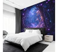 Genérico Papel Pintado Pared Bosque Mágico Papel Pintado Pared Dormitorio Sendero Forestal Fantasía, Salon Tejido No Tejido Decoración del Hogar 300x210 W&74