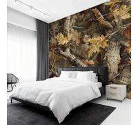 Genérico Papel Pintado Pared Camuflaje Papel Pintado Pared Dormitorio Caza Cazador Camuflaje, Salon Tejido No Tejido Decoración del Hogar 150x105 W&82