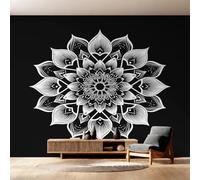 Genérico Papel Pintado Pared Mandala Papel Pintado Pared Dormitorio Hippie Bohemio, Salon Tejido No Tejido Decoración del Hogar 350x256 W&95