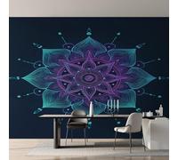 Genérico Papel Pintado Pared Mandala Papel Pintado Pared Dormitorio Hippie Indio Bohemio, Salon Tejido No Tejido Decoración del Hogar 150x105 W3