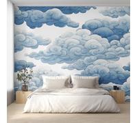 Genérico Papel Pintado Pared Nube Auspiciosa Papel Pintado Pared Dormitorio Japonés, Salon Tejido No Tejido Decoración del Hogar 450x315 W&56