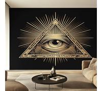 Genérico Papel Pintado Pared Ojo Que Todo Lo Ve Papel Pintado Pared Dormitorio Mal de Ojo, Salon Tejido No Tejido Decoración del Hogar 300x210 W37