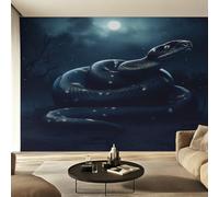 Genérico Papel Pintado Pared Serpiente Papel Pintado Pared Dormitorio Animal de Sangre Fría, Salon Tejido No Tejido Decoración del Hogar 200x140 W37