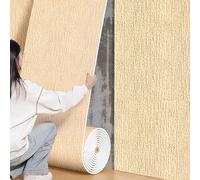 Genérico Papel Pintado Térmico Aislante para Paredes Interiores, Espuma de 5 Mm, Papel Pintado Autoadhesivo, Impermeable, Resistente A la Humedad para Paredes Descascaradas,Beige,L30m W50cm