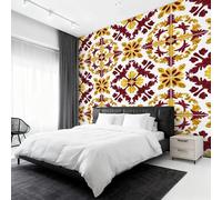 Genérico Papel Pintado Victoriano, Papel Pintado Pared Damasco Barroco de Decorativos del Hogar, para Salon Dormitorio Decoracion Pared, 396x280cm D&O100