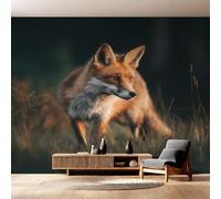 Genérico Papel Pintado Zorro, Papel Pintado Pared Animales Salvajes Adorable de Decorativos del Hogar, para Salon Dormitorio Decoracion Pared, 150x105cm D&O154