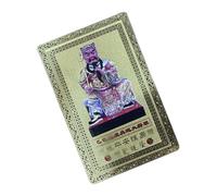 Generico Papel Tai Sui - auspicioso, cobre duradero, robusto, de bolsillo | El amuleto de bendición Taisui trae protección, buena, éxito, cartera ideal, , regalo, Estilo 2., riferimento alla