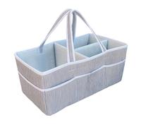 Generico Papelera de almacenamiento de pañales | Multifuncional Portable Nursery Storage Bin | Papelera organizadora | Wipes Toys Water Bottle Car Traveling Outing Shopping Camping