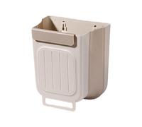 Generico Papelera de pared - Contenedores de basura de 11 litros, basura bajo el resistente y duradero | Cubo de basura para colgar para cocina, baño, oficina, salón, dormitorio, garaje,