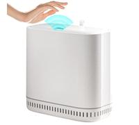 Generico Papelera para baño, cubo de basura cubierto - Vacío fino antiolores pulsando botón contenedor basura para casa, oficina, baño interior