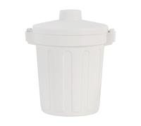 Generico Papelera para escritorio, papelera con tapa, cubo de basura de baño para escritorio, para baño, cocina, dormitorio, habitación compartida, coche, para interiores y exteriores