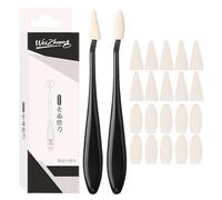 Genérico Paper Art Blenders, Paper Art Blending Stumps, Multiusos Sketch Wipe Tools, Ergonomic Design, Ideal para Charcoal & Pencil, Drawing & Shading Use, 6,5 pulgadas White 6 Pack