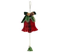 Generico Paper Rustic Bells, Christmas Jingle Bells, Traditional Ornament for Holiday, Home Seasonal Decor, Garland Table Tree Door Garden Wall Store Classroom Workplace
