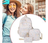 Genérico Paquete Bac Para Mujer - Paquete Bac De Con Para Niñas, Mochilas Organizadoras De Cosméticos Ligeras Estéticas Con Pajarita Especial | Las Mujeres Llevan Bolsas Para Negocios Maestros Viajan