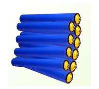 Genérico Paquete de 10 Rodillos transportadores de PVC - Industriales, de 1,3" a 2,4" de diámetro, Eje de 8 mm/12 mm, duraderos y sin Potencia, Ideales para fábricas y talleres, 450 mm de Longitud (D