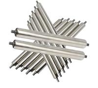 Genérico Paquete de 12 Rodillos transportadores duraderos para Uso Industrial. Repuestos de transmisión sin Motor de 60 mm de diámetro. Ideales para carpintería y Aplicaciones de Alta Resistencia (lo