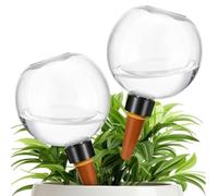 Genérico Paquete de 2 regadores de Plantas, 500 ml, Bolas de riego automático, Accesorios de riego automático para césped, Invernadero, jardín, terraza, Flores en macetas, suculentas, etc