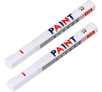 Generico Paquete de 2 rotuladores para neumáticos blancos para neumáticos de bicicleta y coche. Da a tus viejos neumáticos un aspecto deportivo. Un diseño simple y elegante