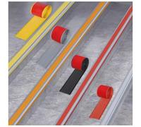 Genérico Paquete de 3 peldaños de tracción Antideslizantes de 39 Pulgadas, Antideslizante Impermeable for Exteriores, de fricción de Alta tracción for escalones de escaleras(Red,50mm/1.97in)