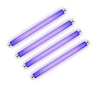 Genérico Paquete de 4 Bombillas de Repuesto T8 F10W para Mata Moscas Tubo de Luz UV de 13 Pulgadas para Mata Moscas/Insectos Eléctrico de 20W/Zapper de Insectos/Mata Mosquitos