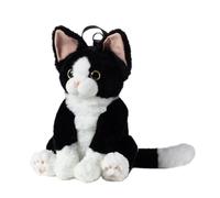 Genérico Paquete De Gatos - Mochila Realista De Felpa De 35 Cm, Saco Cruzado | Equipo De Transporte De Dibujos Animados Para Viajes Diarios, Fechas Escolares, Fiestas, Adolescentes,