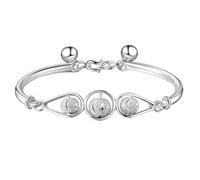 Genérico para ancho natural, varias pulseras de joyería a la moda y personalizados estilo Bell pulsera para ancho de perlas frases pulsera joyería