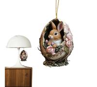 Genérico para árbol de Pascua - Colgante de Conejo acrílico 2D con Acabado Duradero - Decoración Colgante para árbol de Primavera de Granja | Encantador de Conejito Que CREA una Alegre exhibició