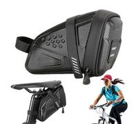 Genérico para Bicicleta Bajo el Sillín, De Gran Capacidad con Banda Reflectante, para Portaequipajes Trasero, para Guardar Herramientas, Teléfono, Llaves en Viajes y Aventuras