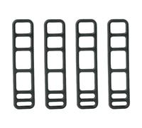 Generico para bicicleta - Juego de montaje de silicona multi-tamaño de 4 piezas | Elásticos de alta elasticidad para faros y faros traseros | vendaje de fijación - de sillín manillar