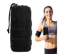 Genérico para Botella de Agua,con Cordón de Cierre y Portabotellas,Portabotellas | para Estudiantes Adultos Hombres Mujeres Camping Senderismo Ciclismo Deportes al Aire Libre Caminar Viaje