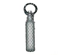 Genérico para Botella De Vino,Tote Reutilizable de Viaje con de Copas y Asa de Resina,De Malla para Botella De Vino - para Picnic Playa Fiesta Cumpleaños Boda Reuniones Familiares Banquete