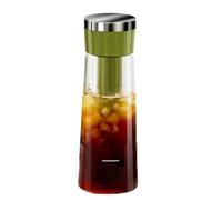 Genérico Para Café Cold Brew | Jarra De Vidrio Tipo Prensa Para Café En Frío | Con Filtro De Malla Extraíble Y Cierre Hermético Para Hogar Oficina Cafeterías