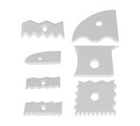 Generico para cerámica, Herramientas para Acabado de cerámica, Juego de 7 Piezas - Equipo para Artes visuales Scraper Tallado para Escuela Laboratorio Adultos Principiantes Aficionados