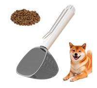 Generico para comida para gatos - Pala dosificadora de acero inoxidable, utensilios para la alimentación de las mascotas, dispensador de alimentos secos, herramienta para el control de las porciones,